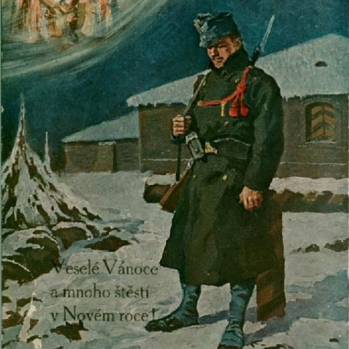 Vianočná pohľadnica z 1. svetovej vojny