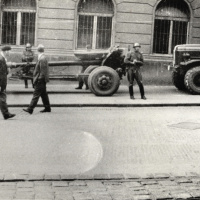5. Sovietski vojaci v Bratislave po vpáde vojsk Varšavskej zmluvy do Československa 21. augusta 1968.