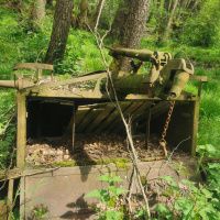 Nemecký vozík nájdený pri zaniknutej obci Turie Pole, časť Prášková - Dlhé zeme  2